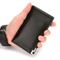 thumbnail image 2 of Cartera de hombre de PU con patrón de lichi, cartera para documentos comerciales, cartera multitarjeta, cartera vertical multifuncional para hombre, 2 of 6