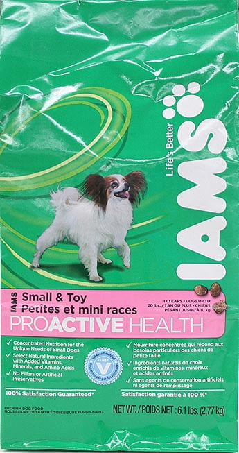 Iams Proactive Health Dry Dog Food, Adult Small & Toy Breeds 6.1Lb Bag