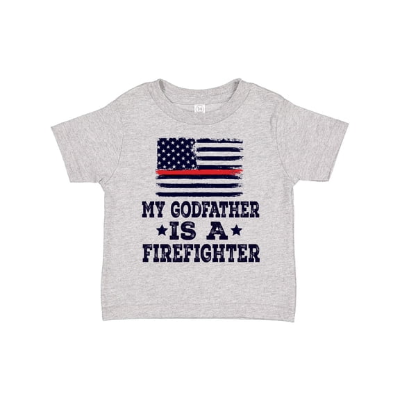 Inktastic Firefighter Godfather Fireman Boys or Girls Toddler T-Shirt