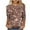 Rose Gold, variant on dazeni 3/4 Length Sleeve Womens Tops Loose Crewneck Sequin Tops Fashion Holiday Shirts Casual Sparkly Glitter Shirt Rose Gold Large