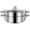 11 8/10" - 2 tier, variant on Steamer for Cooking, 5.0 Quarts Stainless Steel Steamer Pot, 2-Tier Food Steam Pots with Lid for Cooking Vegetables, Seafood, Soups, Stews and Pasta, 11 x 6.1 inch