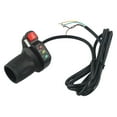 thumbnail image 5 of YAAQII for 48V Electric Bicycle Thumb Throttle Speed Control with Power Indicator Light, Waterproof Connector for E-Bike Scooter Tricycle, 1.8m Cable, 22.2mm Handlebar Compatible, 5 of 10