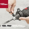 thumbnail image 6 of Hyper Tough 6-Amp 1/2-inch Corded Hammer Drill, Keyed Chuck, 120 Volt,TD6HD, 6 of 10
