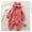pink, variant on Winter Baby Cute Bear Jumpsuit Newborn Warm Rompers Baby Plush Home Clothes Children Coral Velvet Pajamas Toddler Warm Clothing