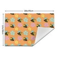 thumbnail image 3 of XMXY Woven Placemats Set of 6 PCS, Bees Seamless Table Mats Washable Heat Resistant Placemats, 3 of 6