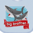 thumbnail image 4 of Inktastic Big Brother Shark Boys Baby Bib, 4 of 4