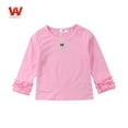 thumbnail image 6 of Toddler Baby Kids Girl Cotton Long Sleeve Solid Tee Tops T-Shirt Clothes, 6 of 6