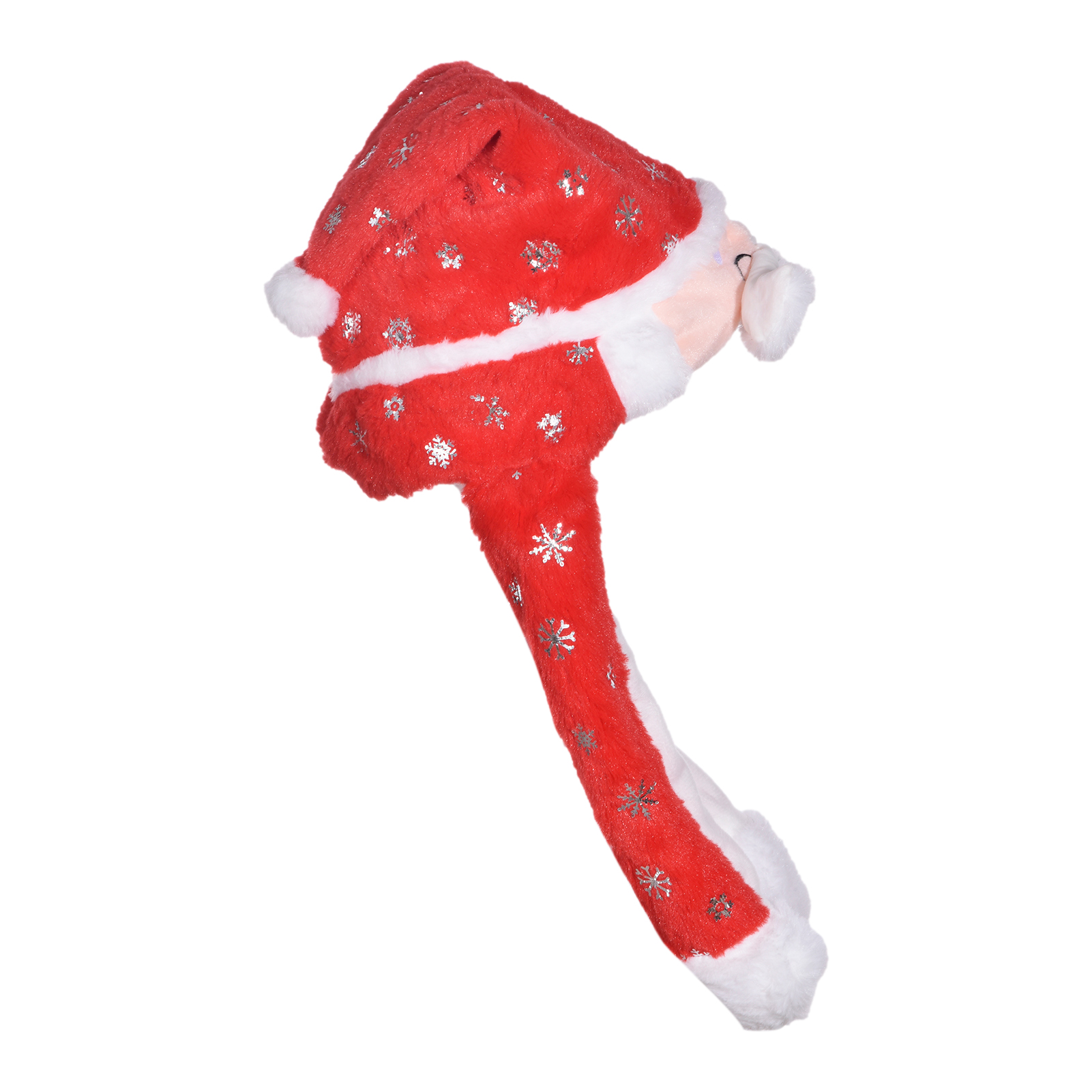 Ear Santa Clause Hats Moving Elk Plush Hat Claus Jumping For Women