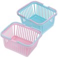 thumbnail image 1 of QUMIIRITY 2Set Toy Grocery Basket Assorted Color PP Fruit Vegetable Storage for Gifting Friends Family, 1 of 5