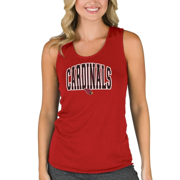 Women's Concepts Sport  Cardinal Arizona Cardinals Marathon Racer Back Tank Top