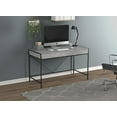 thumbnail image 1 of Safdie & Co. Computer Desk 49L Grey Cement 2 Drawers Black Metal, 1 of 4