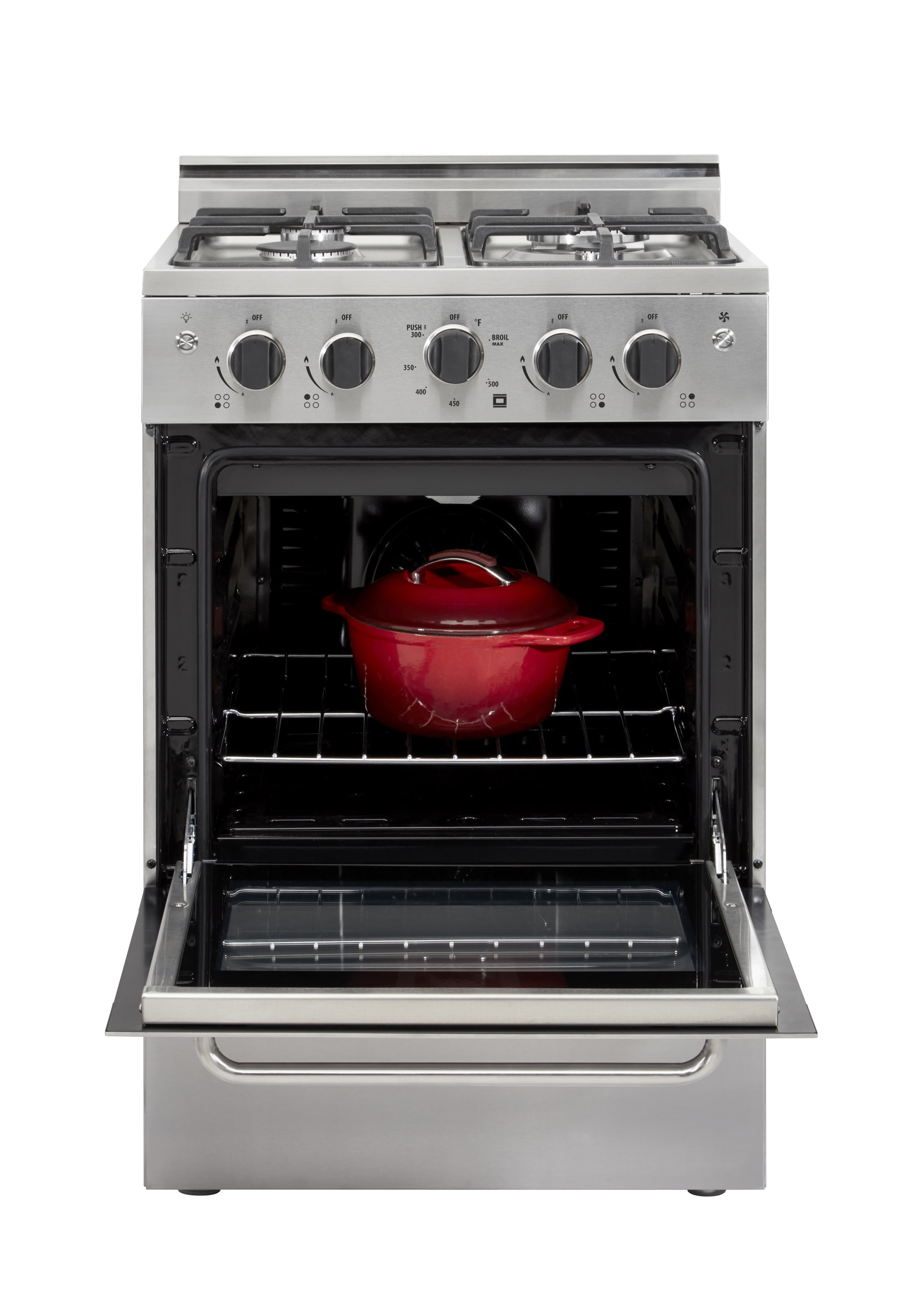 Unique Appliances Ugp-24V Pc1 Prestige 24" Wide 2.3 Cu. Ft. Free Standing Gas Range -