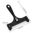 thumbnail image 3 of Adjustable Cheese Slicer with Ergonomic Handle | Stainless Steel Cheese Grater & Cutter for Kitchen | 304 Stainless Steel Wires & Aluminum Alloy | Includes 4 Spare Wires, 3 of 5