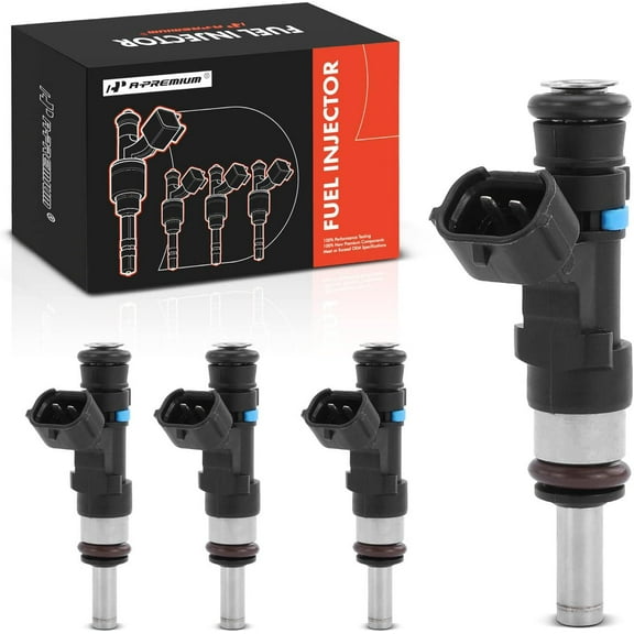 A-Premium Fuel Injectors Compatible with Mitsubishi Outlander 2008-2013, Lancer 2009-2014, L4 2.4L, Replace# 1465A205 4-PC Set