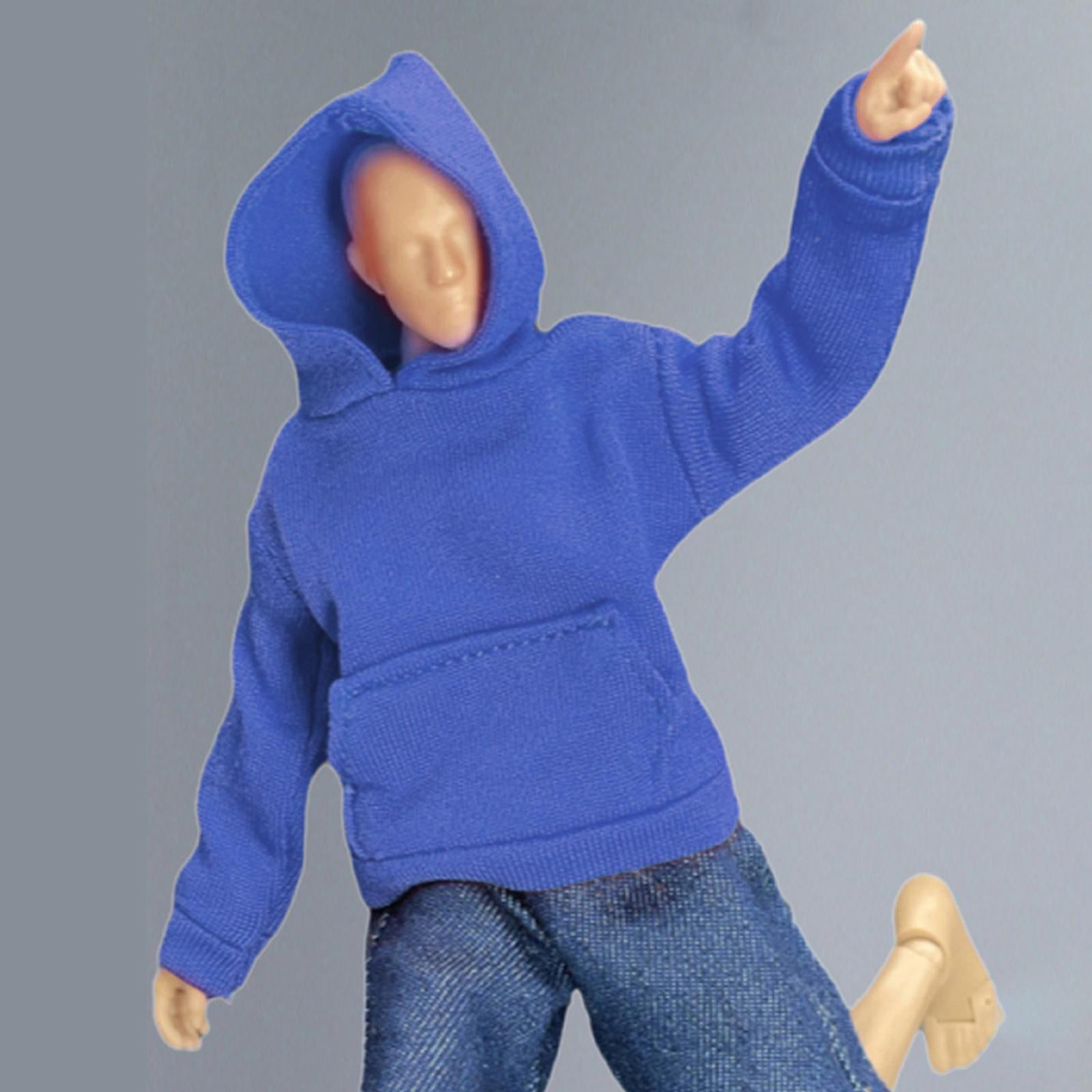 1/12 Scale Fabric Hoodie Sweatshirt Outfits Clothes Clothing
