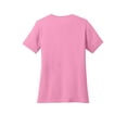 thumbnail image 6 of Port & Company Ladies V-Neck T-Shirt Candy Pink, 6 of 6