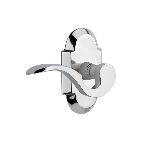 Nostalgic Warehouse Cotman_Dd_Nk Manor Non-Turning Two-Sided Lever Set - Chrome