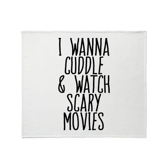 CafePress - Cuddle And Watch A Movie Throw Blanket - Soft Fleece Throw Blanket, 50"x60" for All Ages