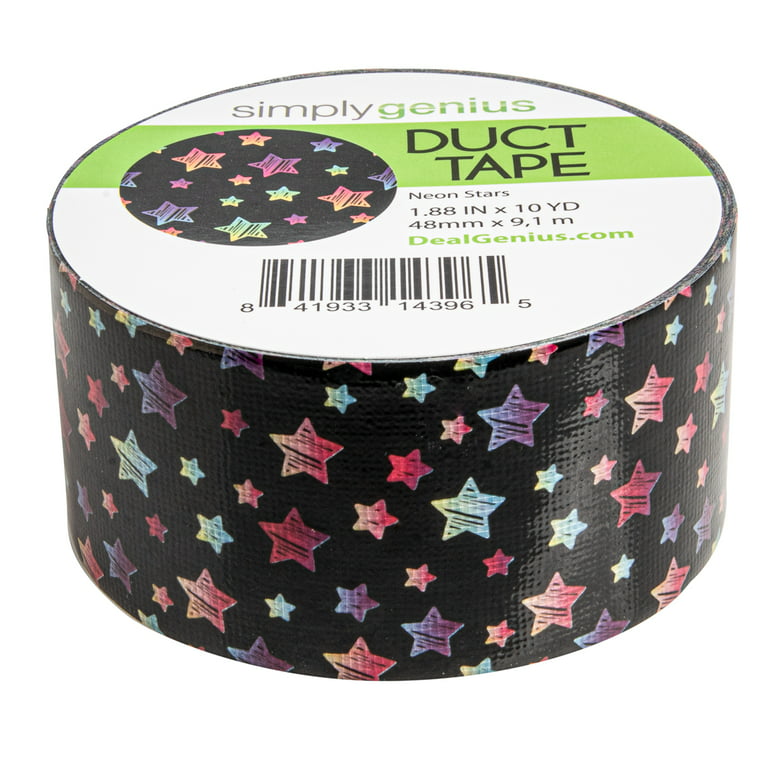 Simply Genius 12 Pack Patterned and Colored Duct Tape Variety Pack Tape Rolls