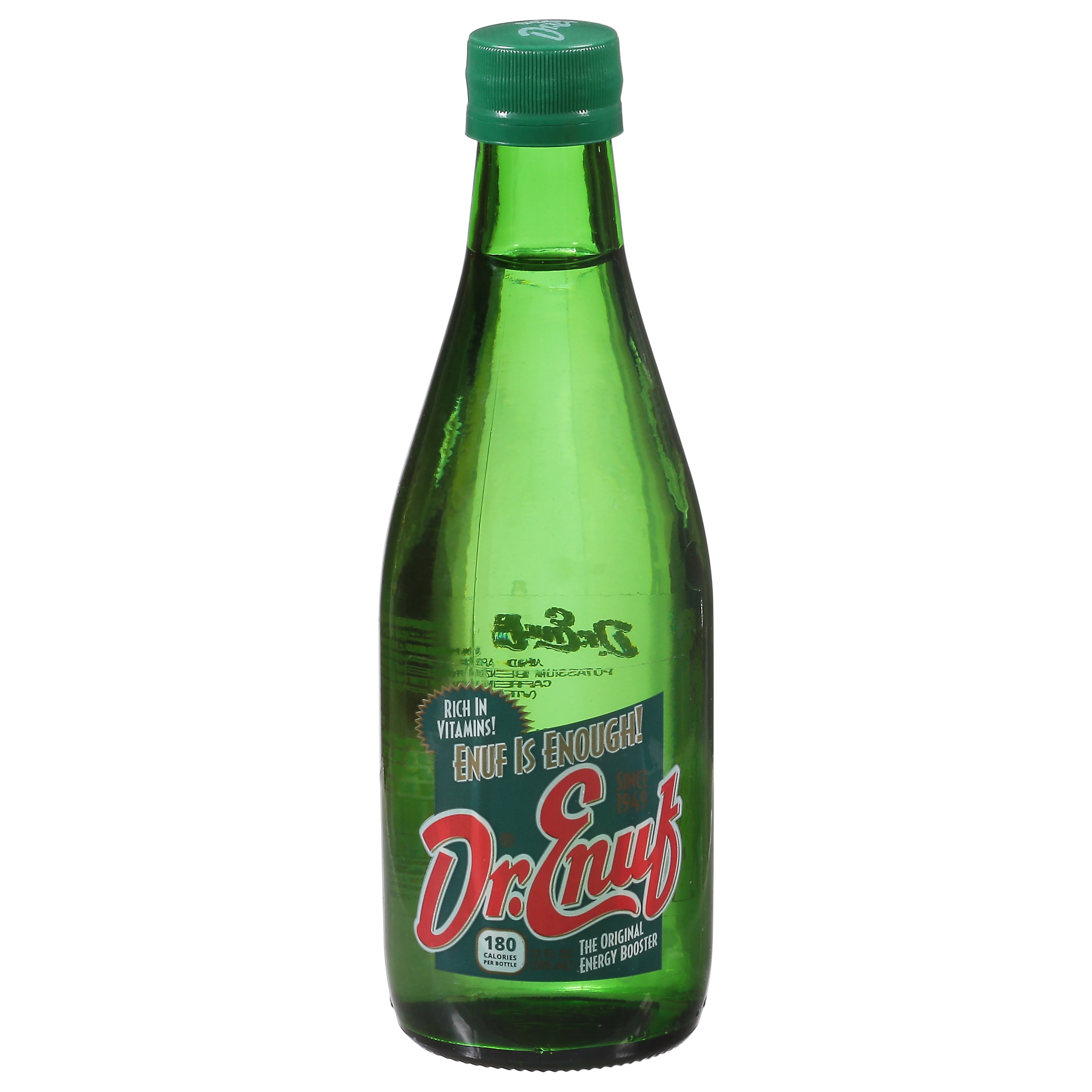 Dr Enuf Cherry & Lemon Pepper Soda Pop, 12.68 Fl Oz Bottle