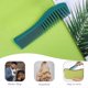 thumbnail image 2 of All Purpose Comb,2 Pack Wide Tooth Comb Set 7.2 inch Plastic Double Tooth Barber Comb Professional Cutting Comb Large Tooth&Fine Tooth, 2 of 5