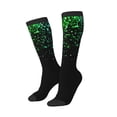thumbnail image 2 of Fotbe Night Rainbow Sparkles print Women's Men's Novelty Crew Socks Cotton Socks Knee High Socks for Walking,Running,Nurses,Pregnancy, 2 of 8