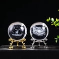 thumbnail image 3 of Bola de cristal Día lluvioso Nubes Sol Galaxia Manualidades para el hogar Adornos Cubo tallado interior con láser Regalo, 3 of 4