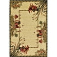 thumbnail image 1 of Unique Loom Barnyard Rooster Design Area Rug 6' x 9' Rectangular Ivory/Olive, 1 of 1