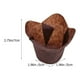 thumbnail image 2 of unbranded 100Ud Capacillos Desechables Para Muffins Color Café Con Material Y Resistente, 2 of 7