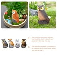 thumbnail image 2 of BALAHAPY 4Pcs Mini Owl Statue Owl Figurine for Housewarming present, 2 of 8