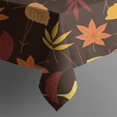 thumbnail image 5 of Autumn Fall Leaves Pattern Square Tablecloth,Waterproof Square Table Cover,Wipeable Spillproof Washable Table Cover for Home Kitchen Party Decor 52"x52"(132x132cm), 5 of 6