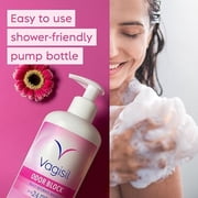 Vagisil Feminine Wash for Intimate Area Hygiene, Odor Block, Gynecologist Tested, Hypoallergenic, 16.9 fl oz,