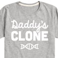 thumbnail image 3 of Instant Message - Daddy's Clone - Toddler & Youth Short Sleeve Graphic T-Shirt, 3 of 6