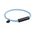 thumbnail image 1 of Pulsera con hebilla magnética de cuerda de cuero minimalista y de moda, joyería creativa, joyería láser, 1 of 5
