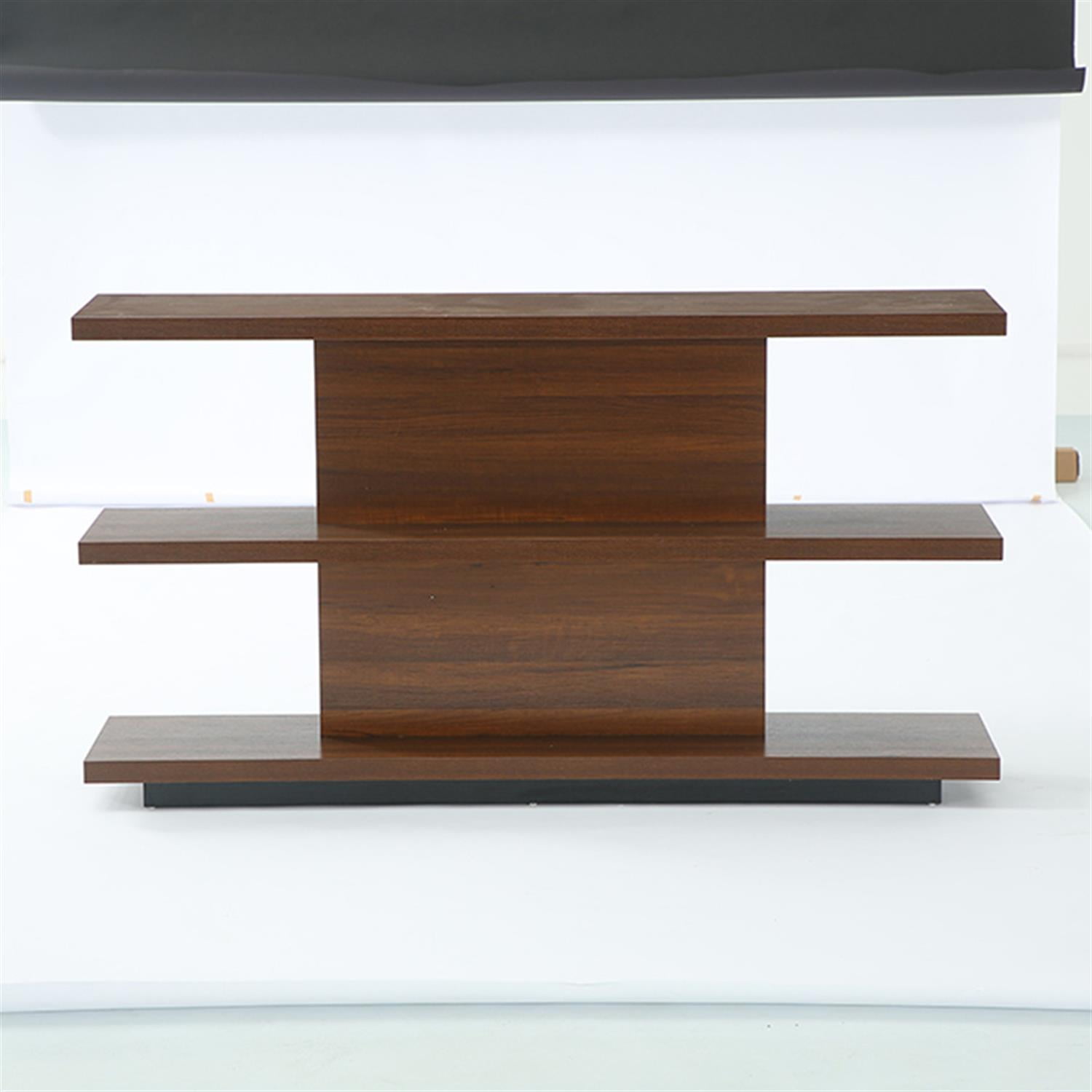 Demi Bonn 63" Console Table, 3-Tier Farmhouse Entryway Table Sofa Table with Storage Shelves for Hallway, Bedroom, Living Room, Brown