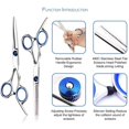 thumbnail image 5 of Professional Hair Cutting Thinning Scissors Salon Apron Hair Sweeping Brush Tool Set, 5 of 5