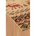 thumbnail image 1 of United Weavers 750 05417 58 5 ft. 3 in. x 7 ft. 2 in. Affinity Embroided Moose Area Rug, Natural, 1 of 1
