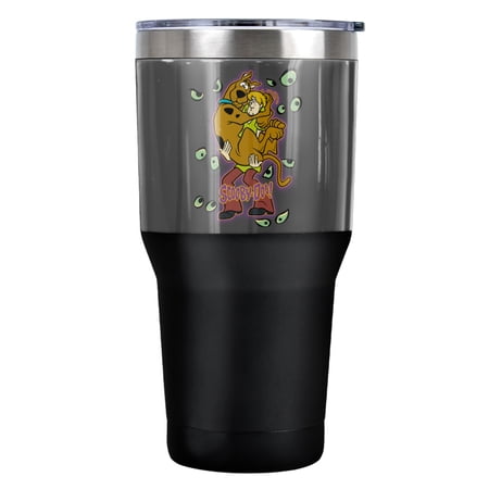 Scooby Doo Being Watched Stainless Steel Tumbler 30 oz Coffee Travel Cup Vacuum Insulated & Double Wall with Leakproof Sliding Lid