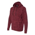 thumbnail image 2 of Adult Cosmic Poly Fleece Hooded Sweatshirt - RED FLECK - 2XL, 2 of 5