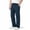#Navy, variant on DPTALR Men's Solid Color Elastic Waist Button Zipper Multi-Pocket Casual Straight Leg Pants,Light Blue,Big Men's,Tall Men's S，Young Men's