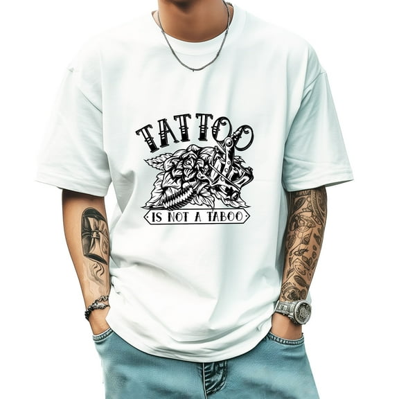 Graphic Tees for Men Summer New Print Casual Tee Fashion Trend Sports Shirt Select