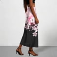 thumbnail image 4 of Turilly Summer Skirts for Women High Waist Satin Pencil Midi Skirt Slim Fit Office Business Casual Skirt, 4 of 7