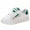 Green, variant on WEIYLL Girls Athletic Shoes Pearl Flat Scale Single Princess Children Green Baby Sneakers