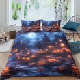 thumbnail image 1 of Cartoon Duvet Cover Set Pumpkin Ghost Printed Bedding Cover Set Children Adult Halloween Bedspreads, 1 of 4