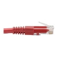 thumbnail image 4 of Tripp Lite Cat6 Cat5e Gigabit Molded Patch Cable RJ45 M/M 550MHz Red 2ft (n200-002-rd), 4 of 5