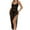 Black-08, variant on DISKEBUISS Womens Crochet Maxi Dress Mesh Long Sleeve Sexy V Neck Bodycon Swimsuit Cover Up Beach Bikini Coverup Dresses