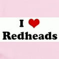 thumbnail image 2 of CafePress - I Love Redheads Infant Bodysuit - Baby Light Bodysuit, Size Newborn - 24 Months, 2 of 4