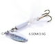 thumbnail image 2 of 4 señuelos de pesca giratorios con lentejuelas de 6,5 cm/3,5 g, cebos, anzuelos y accesorios (cuatro colores), 2 of 8