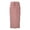 Pink, variant on HNMKIU Linen Flared Maxi Skirt for Women with Back Slit and Pockets Drawstring Elastic Waist Ankle Length Long Skirts for Women Beige,L