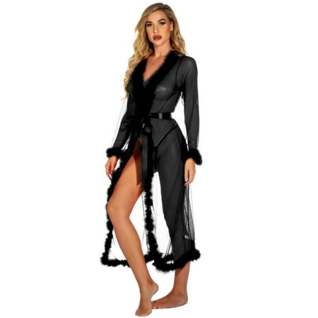 

Clearance! Fashion Women Charming Sleepwear Night Dress Lingerie Front Closure Nightwear Lace Temptation Underwear Nightdress Large Size